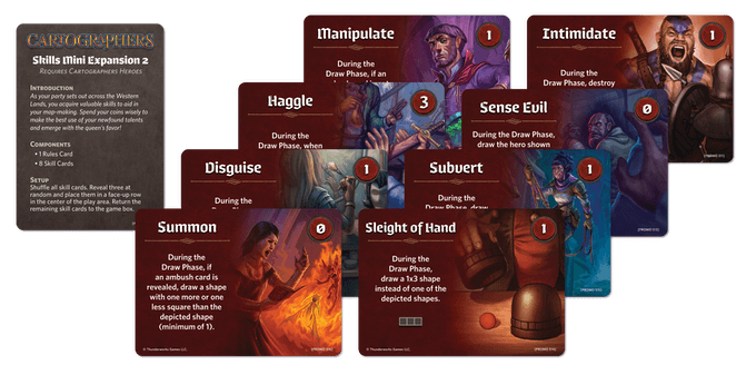 Cartographers: Skills Mini Expansion 2
