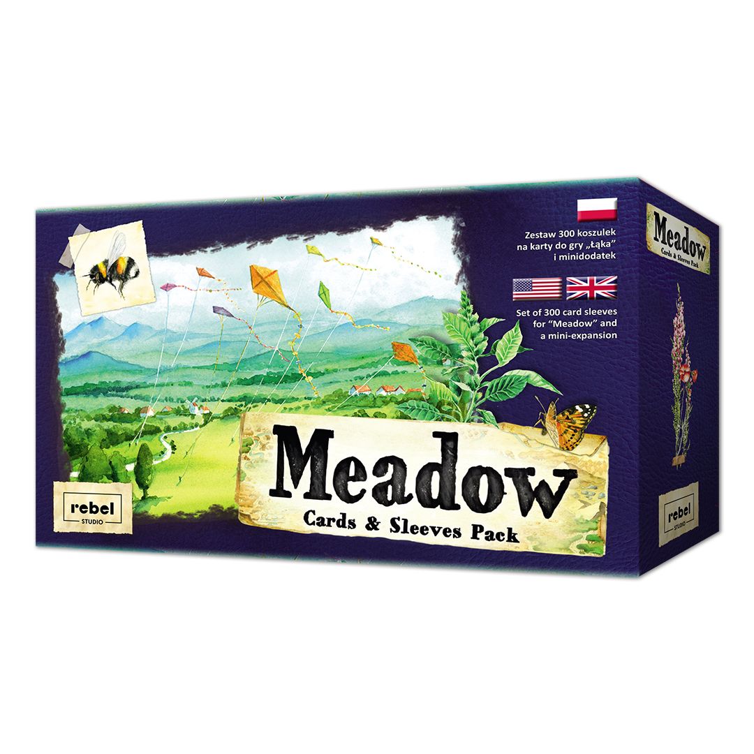 meadow cards & sleeves pack Meadow: Cards & Sleeves Pack – Board Game Bliss