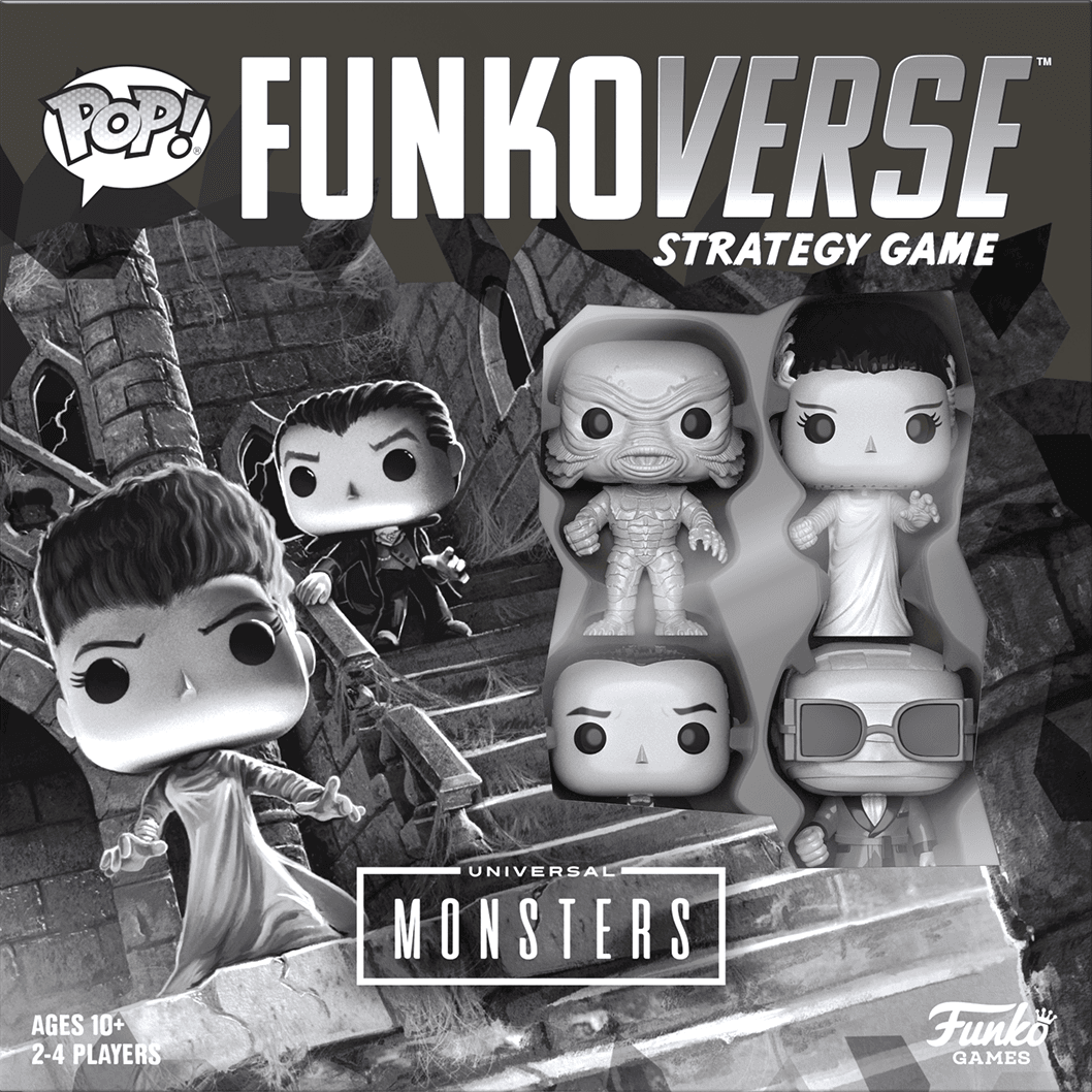 Funkoverse Strategy Game: Universal Monsters 100 (4-pack)