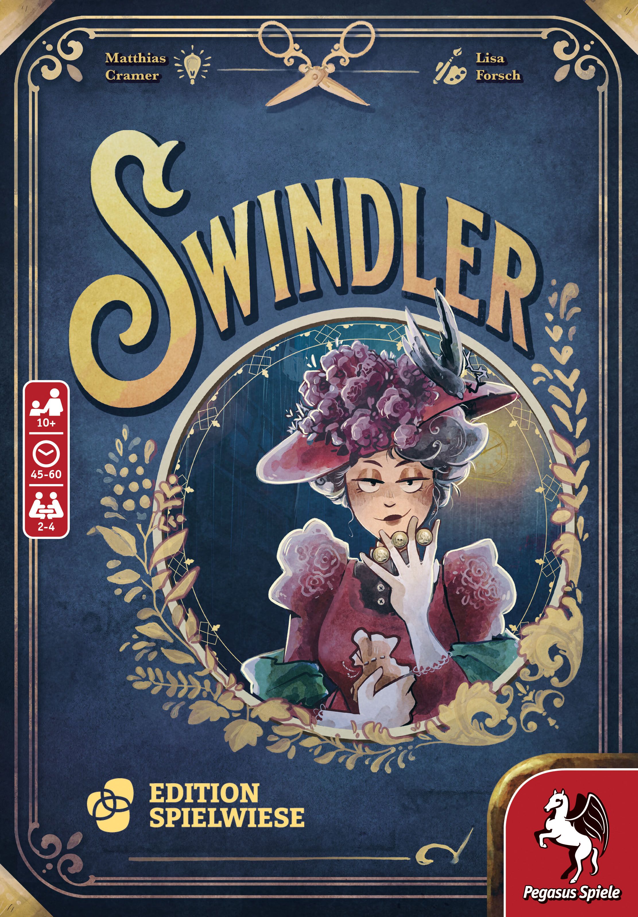 Swindler Board Game – Victorian London Heist Game For 2-4 Players, 45-60 Min, Ages 14+