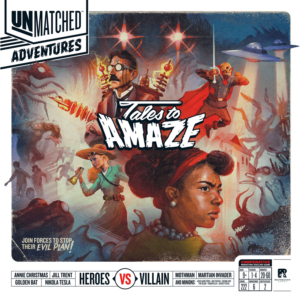 Unmatched Adventures Tales to Amaze (Standard Edition) & Board Game