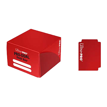 Ultra Pro - PRO Dual Standard Red Deck Box (180)