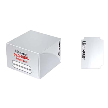 Ultra Pro - PRO Dual Standard White Deck Box (180)