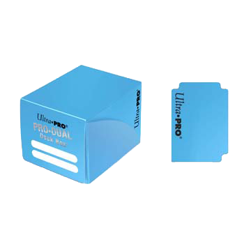 Ultra Pro - PRO Dual Small Light Blue Deck Box (120)