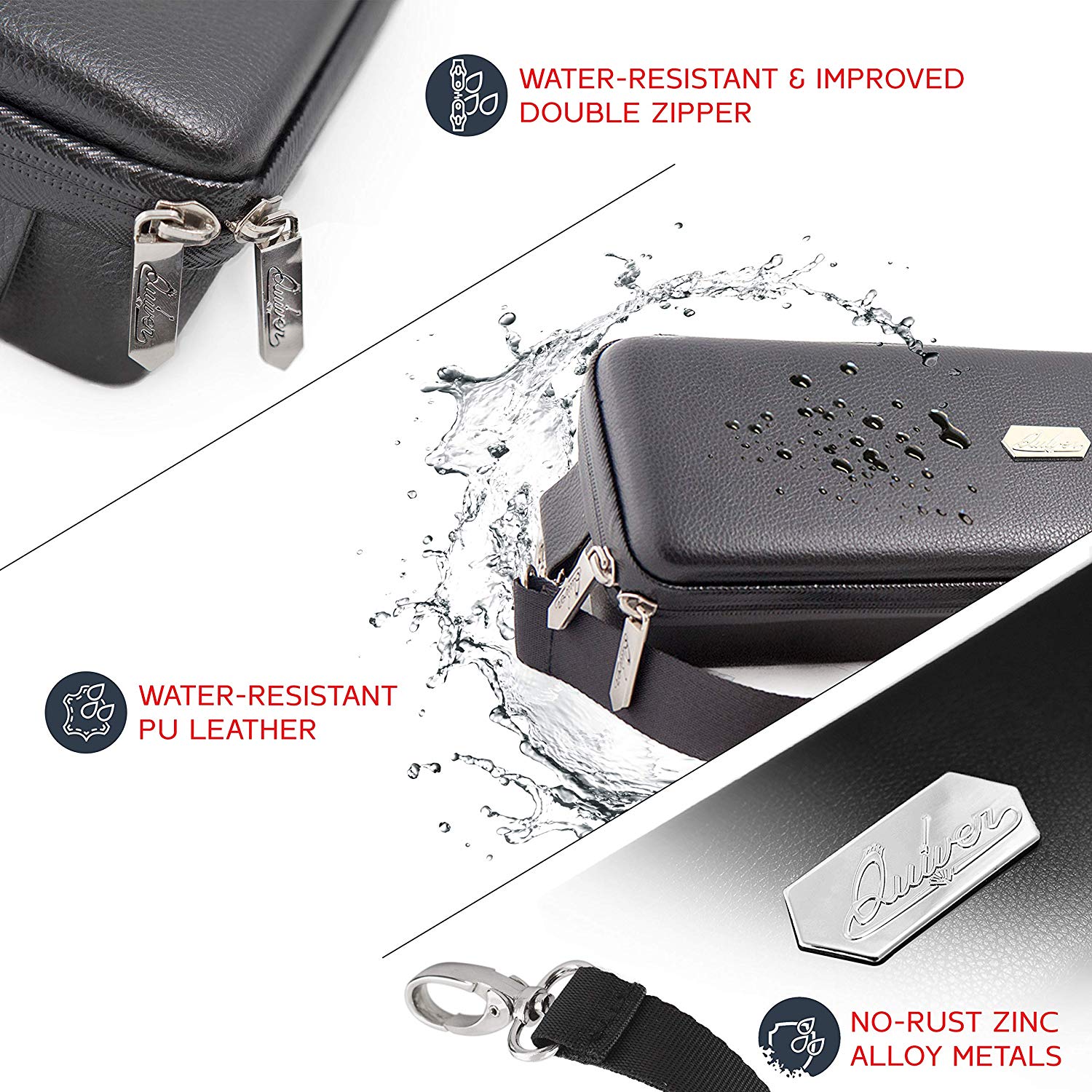 Quiver Time - Bolt Card Case (Black)