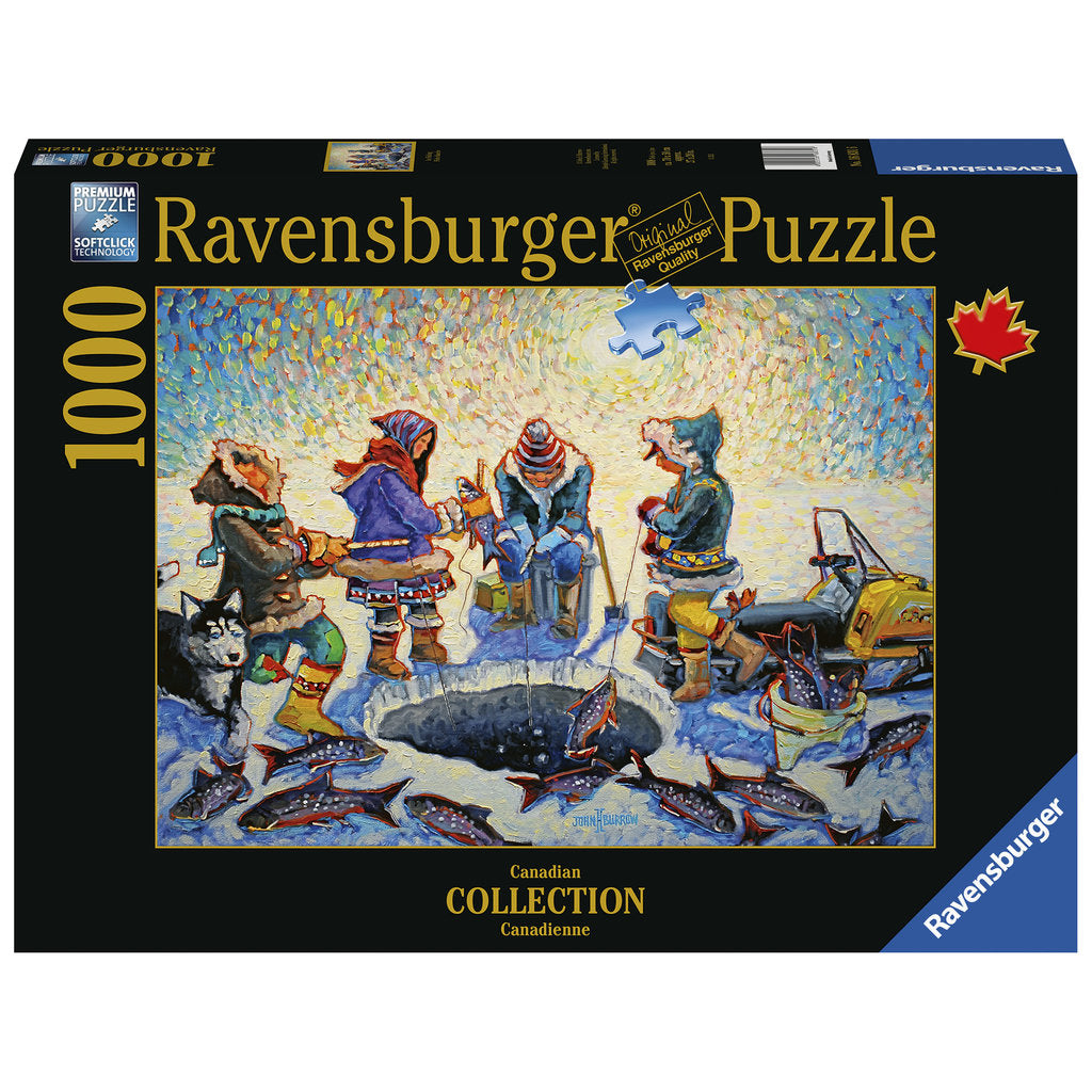 Puzzle - Ravensburger - Ice Fishing (1000 Pieces)