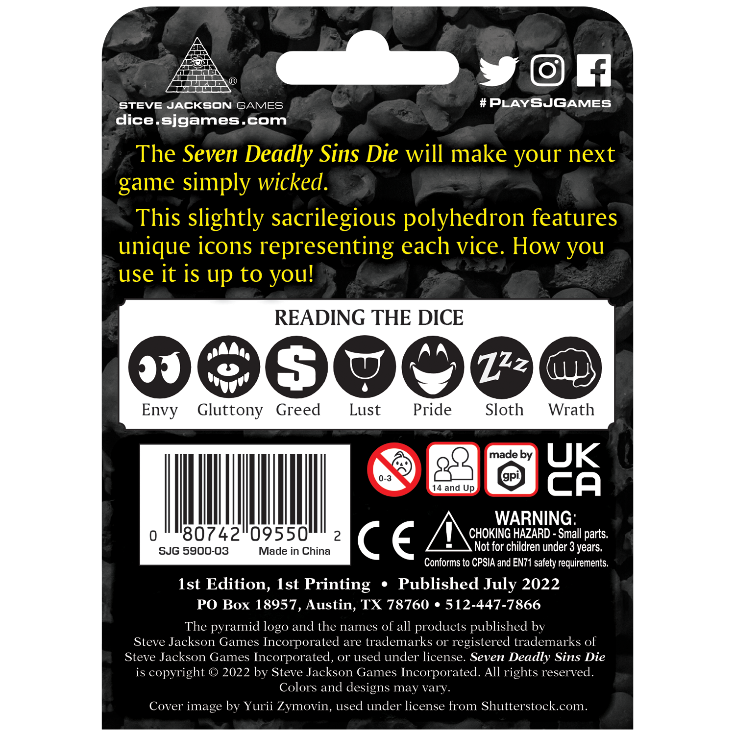 Seven Deadly Sins Die