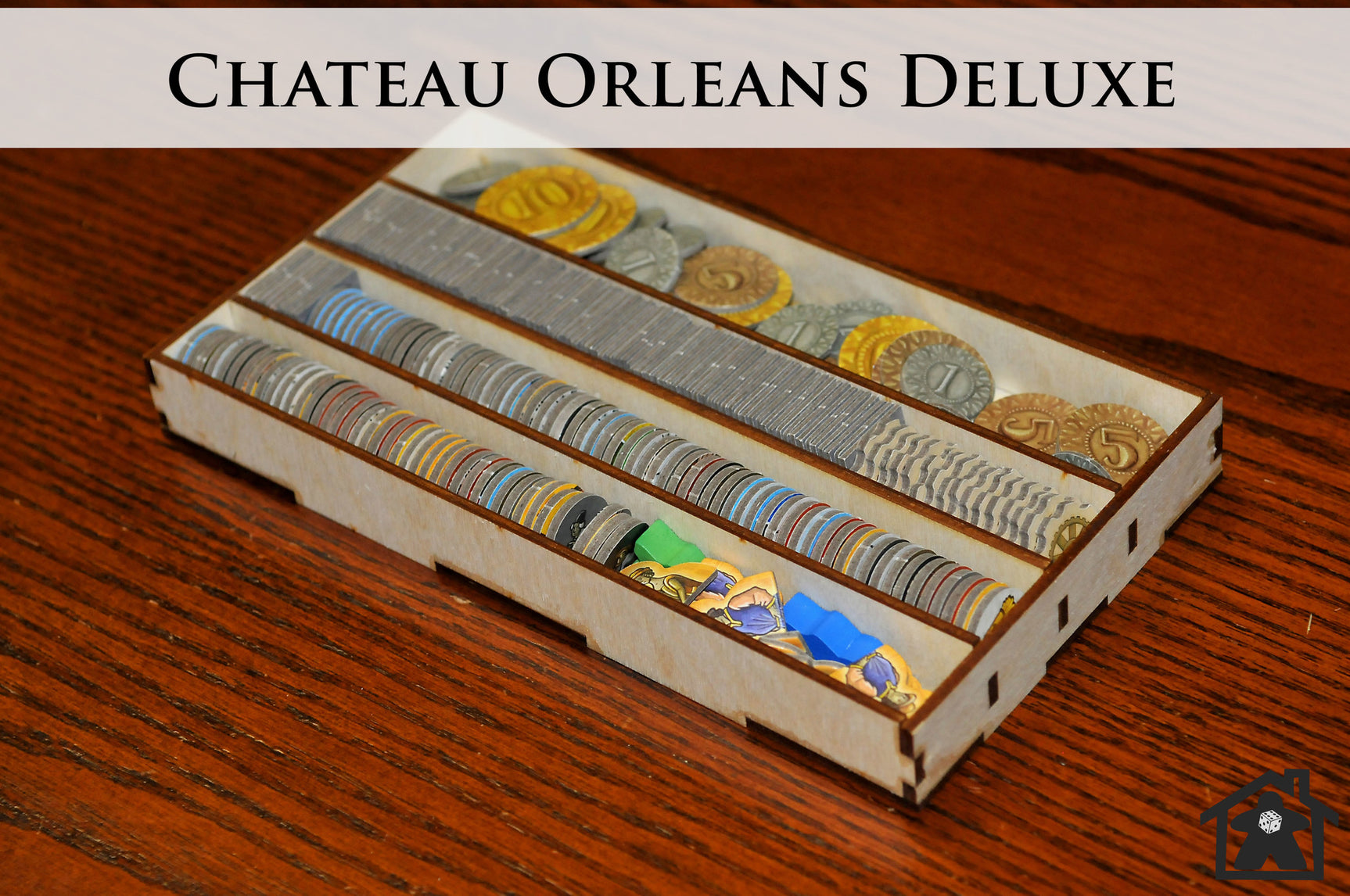 Meeple Realty - Chateau Orleans Deluxe (compatible with ORLEANS: DELUXE™ )