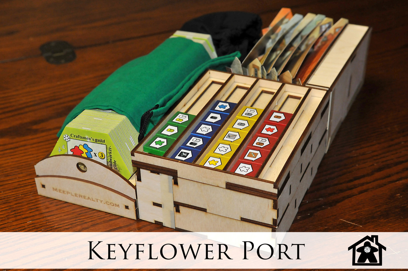 Meeple Realty - Keyflower Port (Compatible with KEYFLOWER™)
