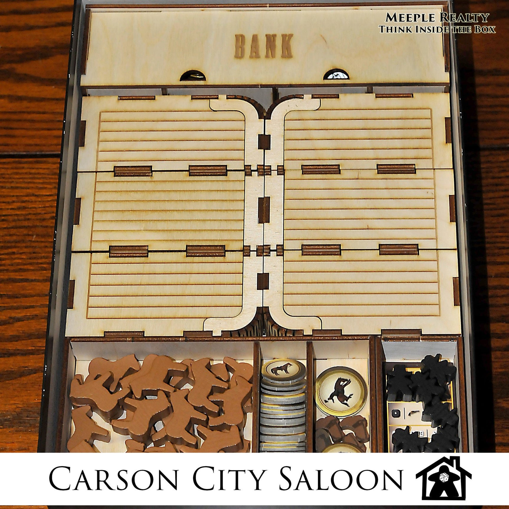 Meeple Realty - Carson City Saloon (Compatible with CARSON CITY: BIG BOX™) *PRE-ORDER*