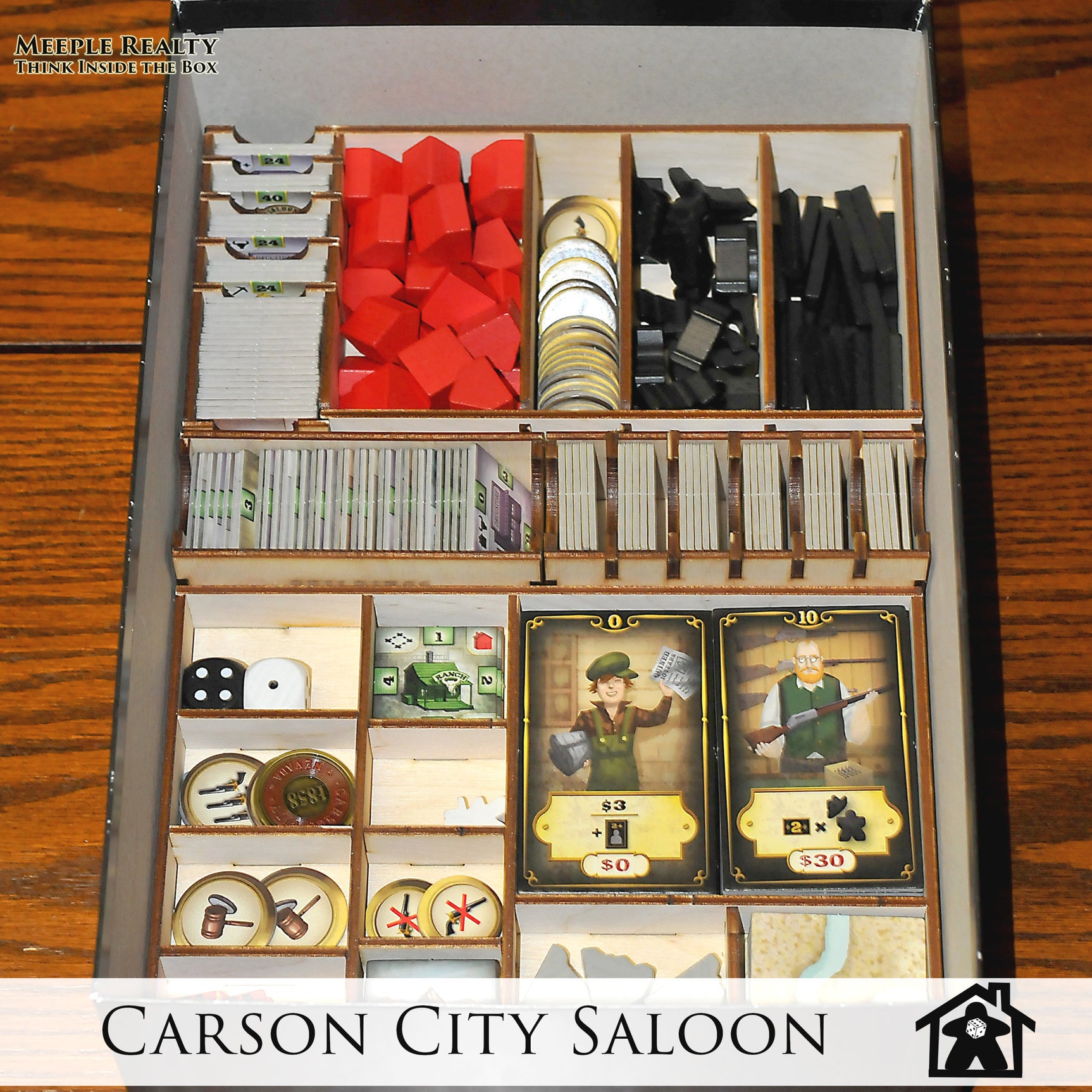 Meeple Realty - Carson City Saloon (Compatible with CARSON CITY: BIG BOX™) *PRE-ORDER*