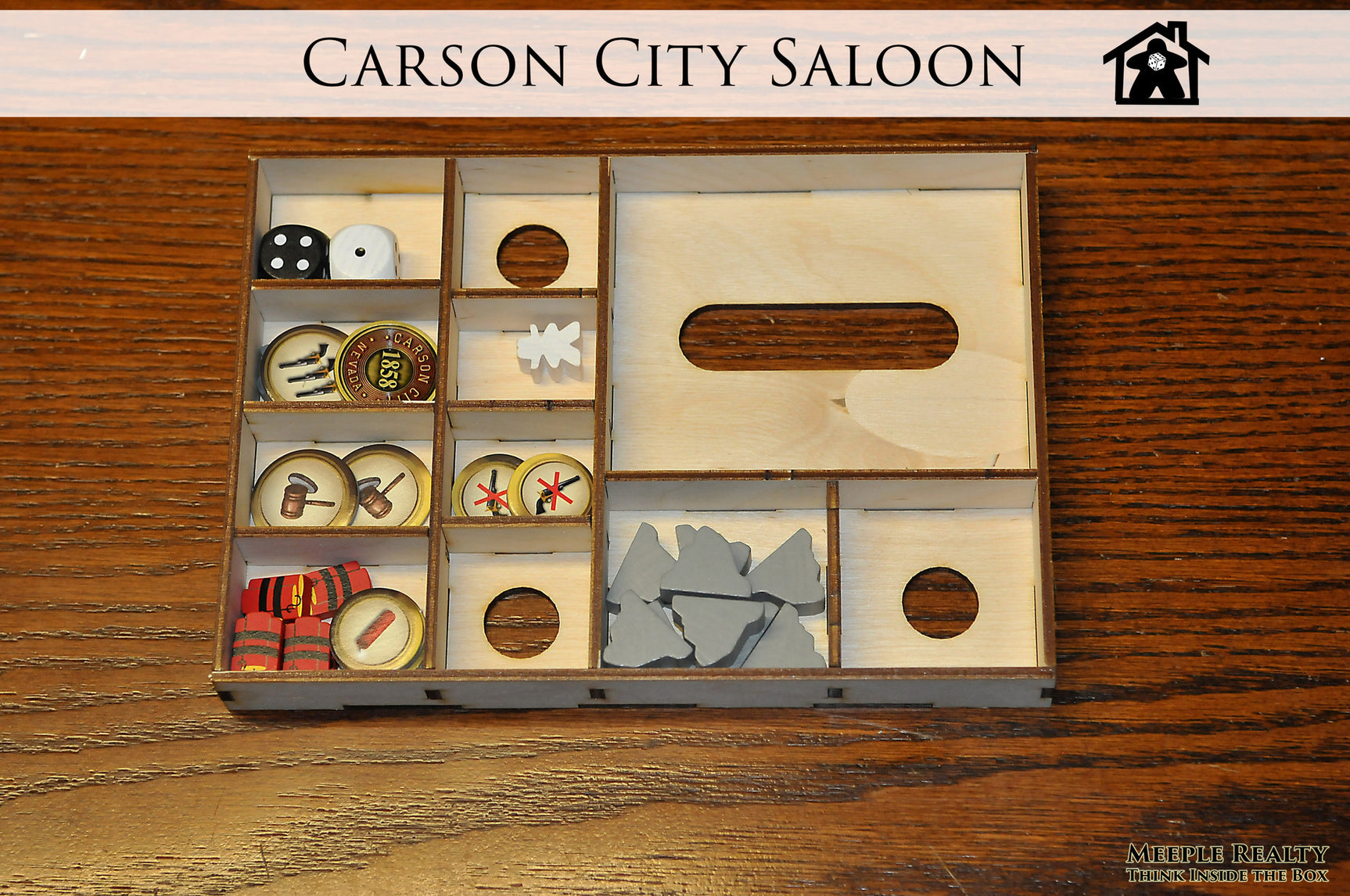 Meeple Realty - Carson City Saloon (Compatible with CARSON CITY: BIG BOX™) *PRE-ORDER*