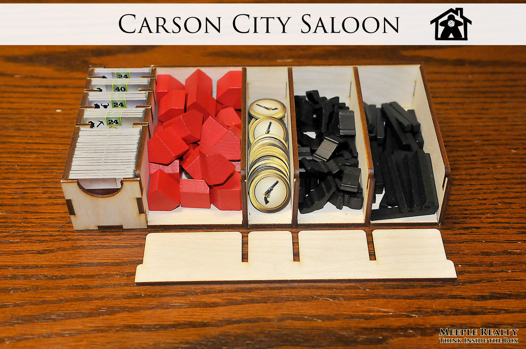 Meeple Realty - Carson City Saloon (Compatible with CARSON CITY: BIG BOX™) *PRE-ORDER*