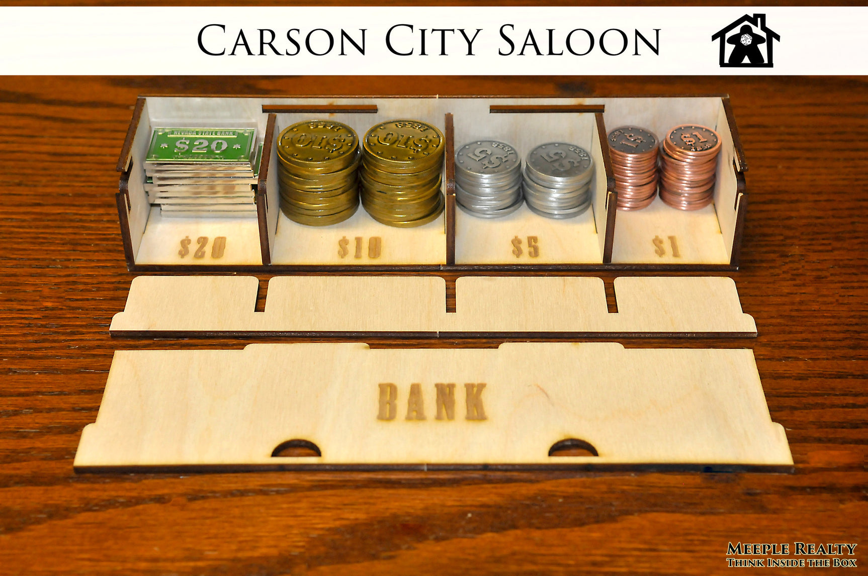 Meeple Realty - Carson City Saloon (Compatible with CARSON CITY: BIG BOX™) *PRE-ORDER*