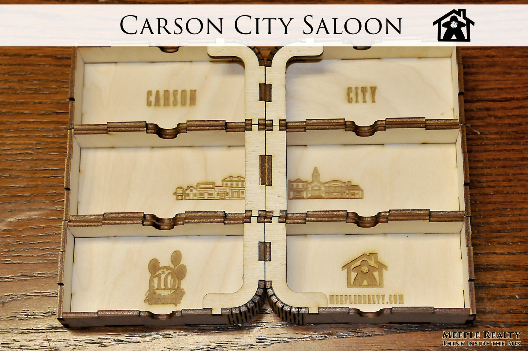 Meeple Realty - Carson City Saloon (Compatible with CARSON CITY: BIG BOX™) *PRE-ORDER*