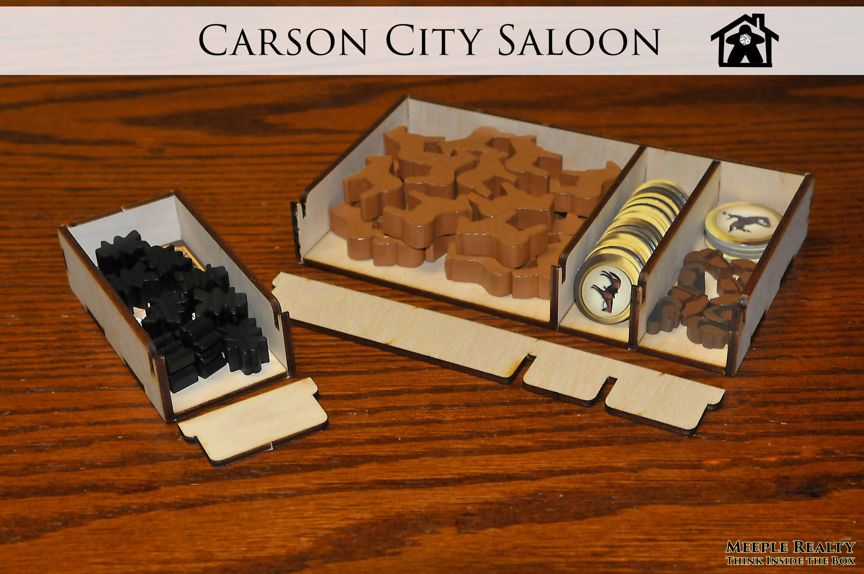 Meeple Realty - Carson City Saloon (Compatible with CARSON CITY: BIG BOX™) *PRE-ORDER*