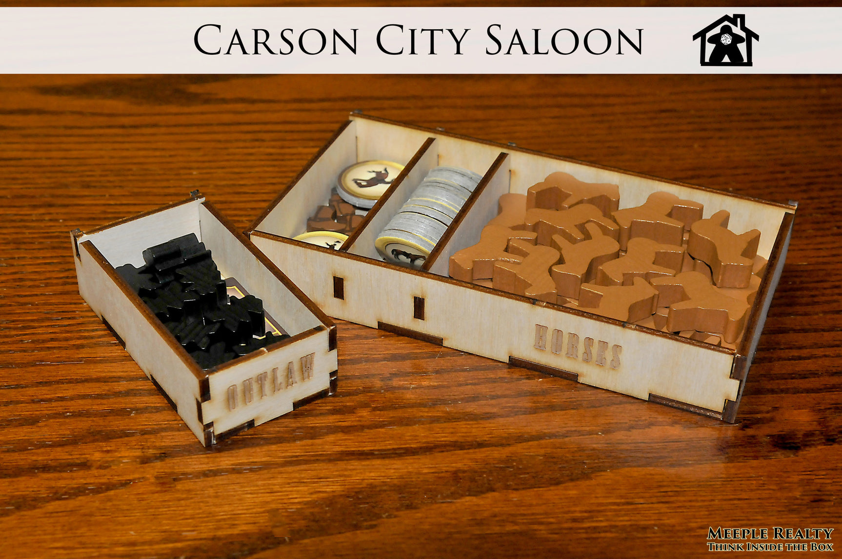 Meeple Realty - Carson City Saloon (Compatible with CARSON CITY: BIG BOX™) *PRE-ORDER*