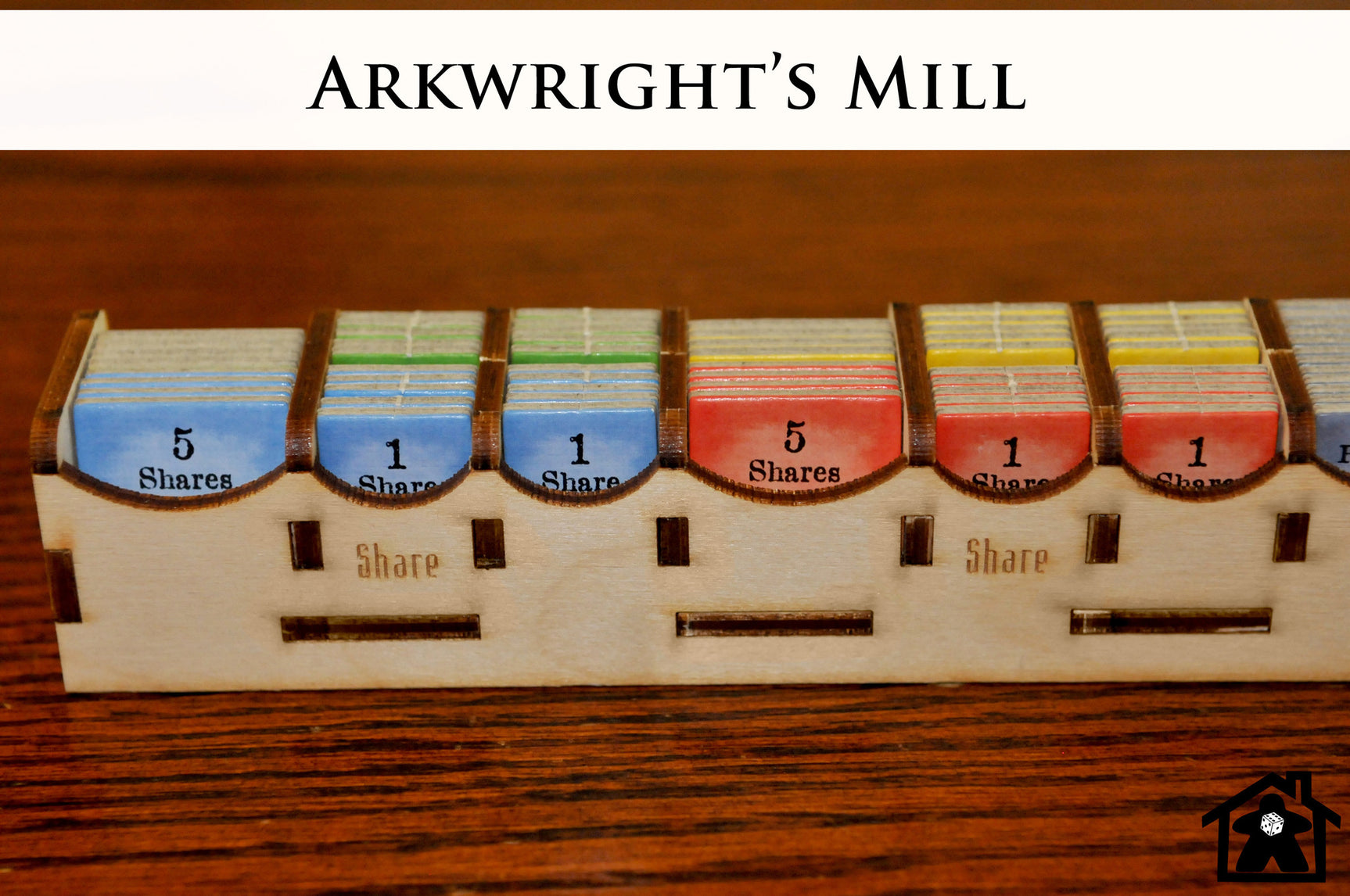 Meeple Realty - Arkwright's Mill (Compatible with ARKWRIGHT™)