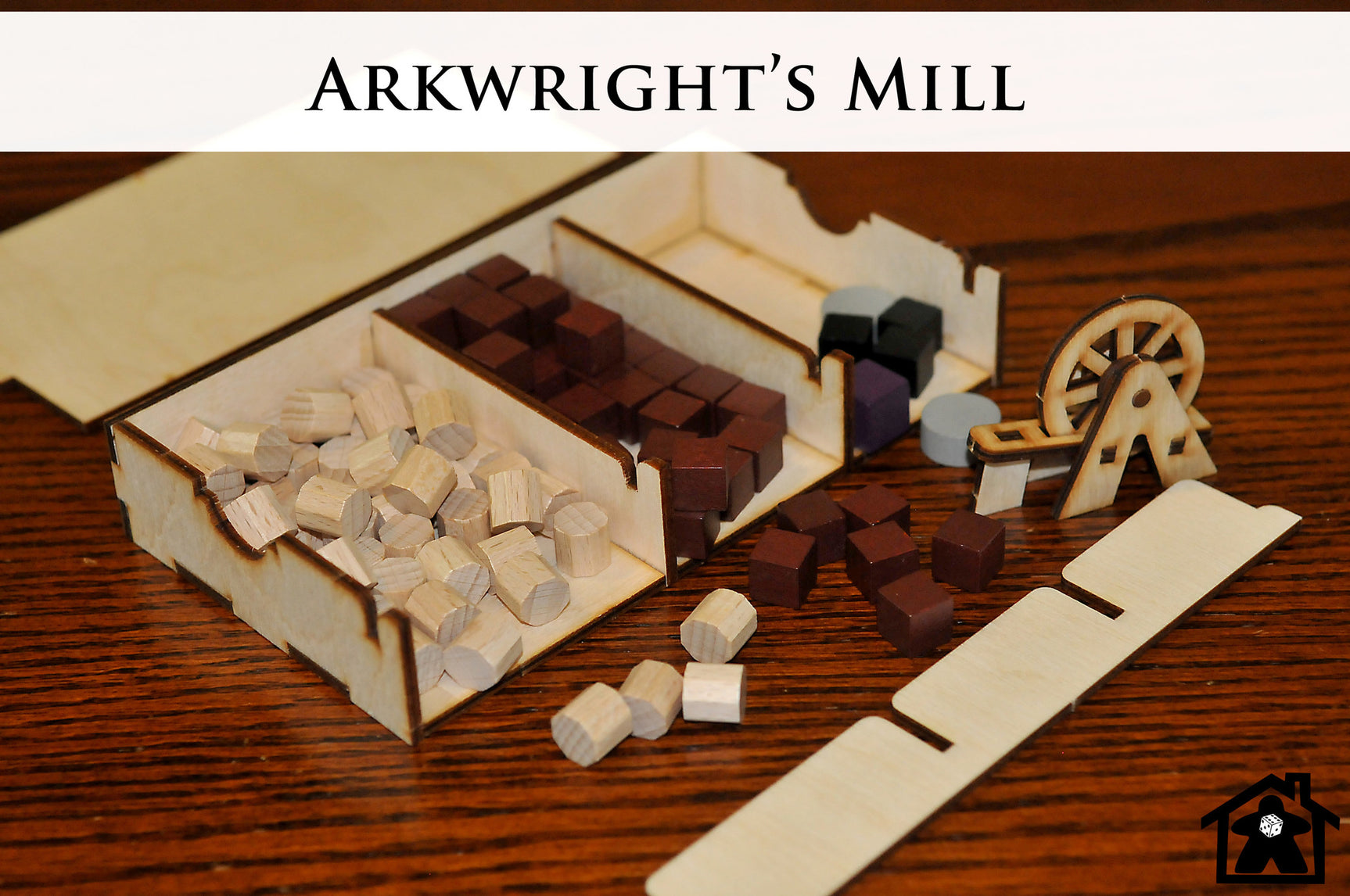 Meeple Realty - Arkwright's Mill (Compatible with ARKWRIGHT™)