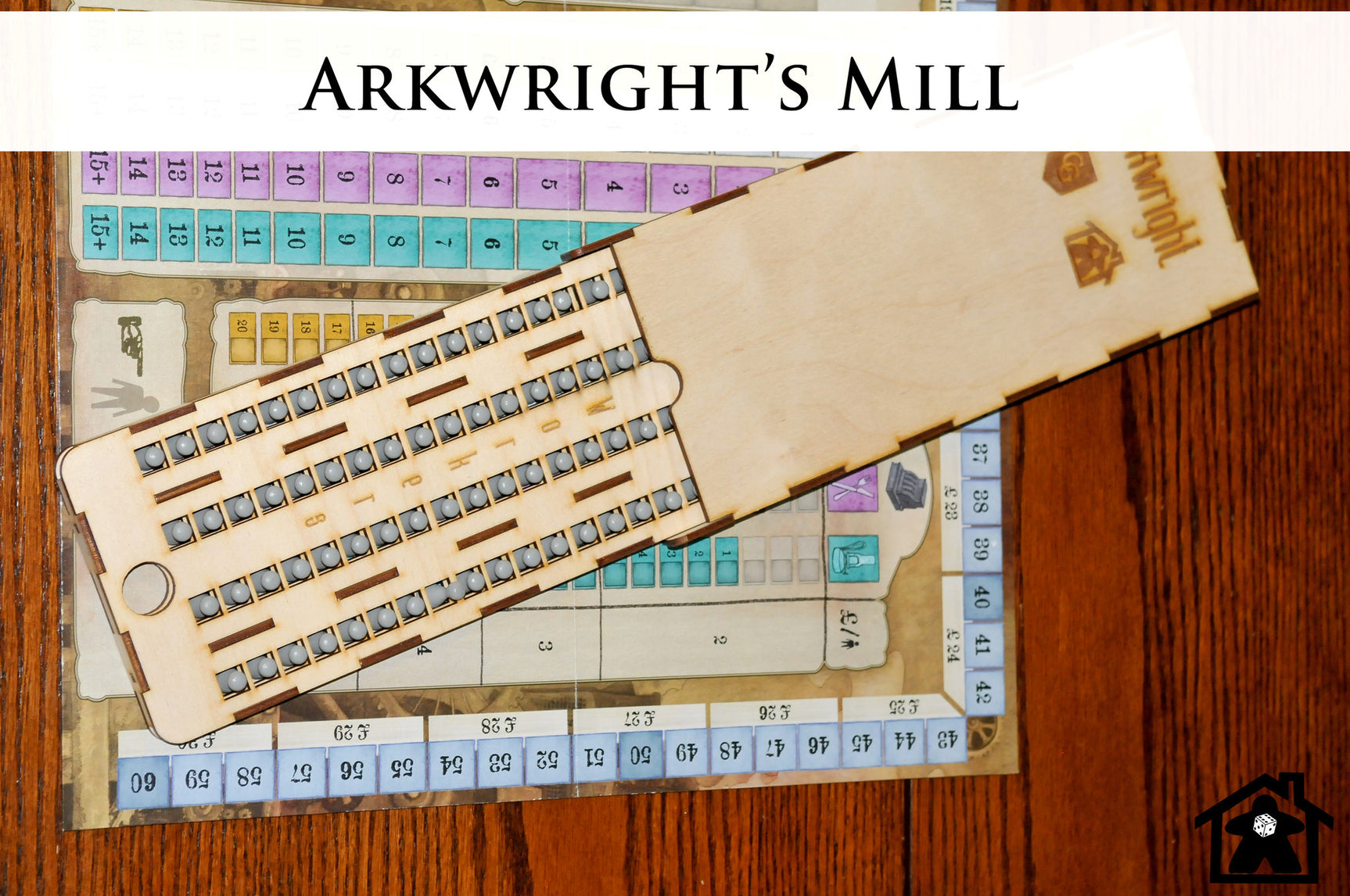 Meeple Realty - Arkwright's Mill (Compatible with ARKWRIGHT™)