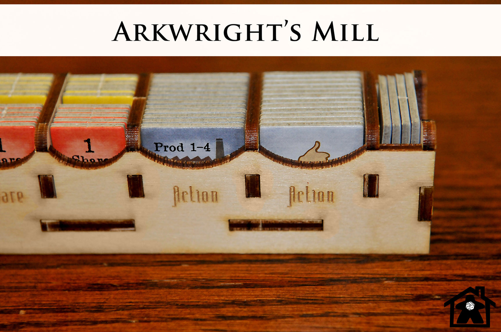 Meeple Realty - Arkwright's Mill (Compatible with ARKWRIGHT™)