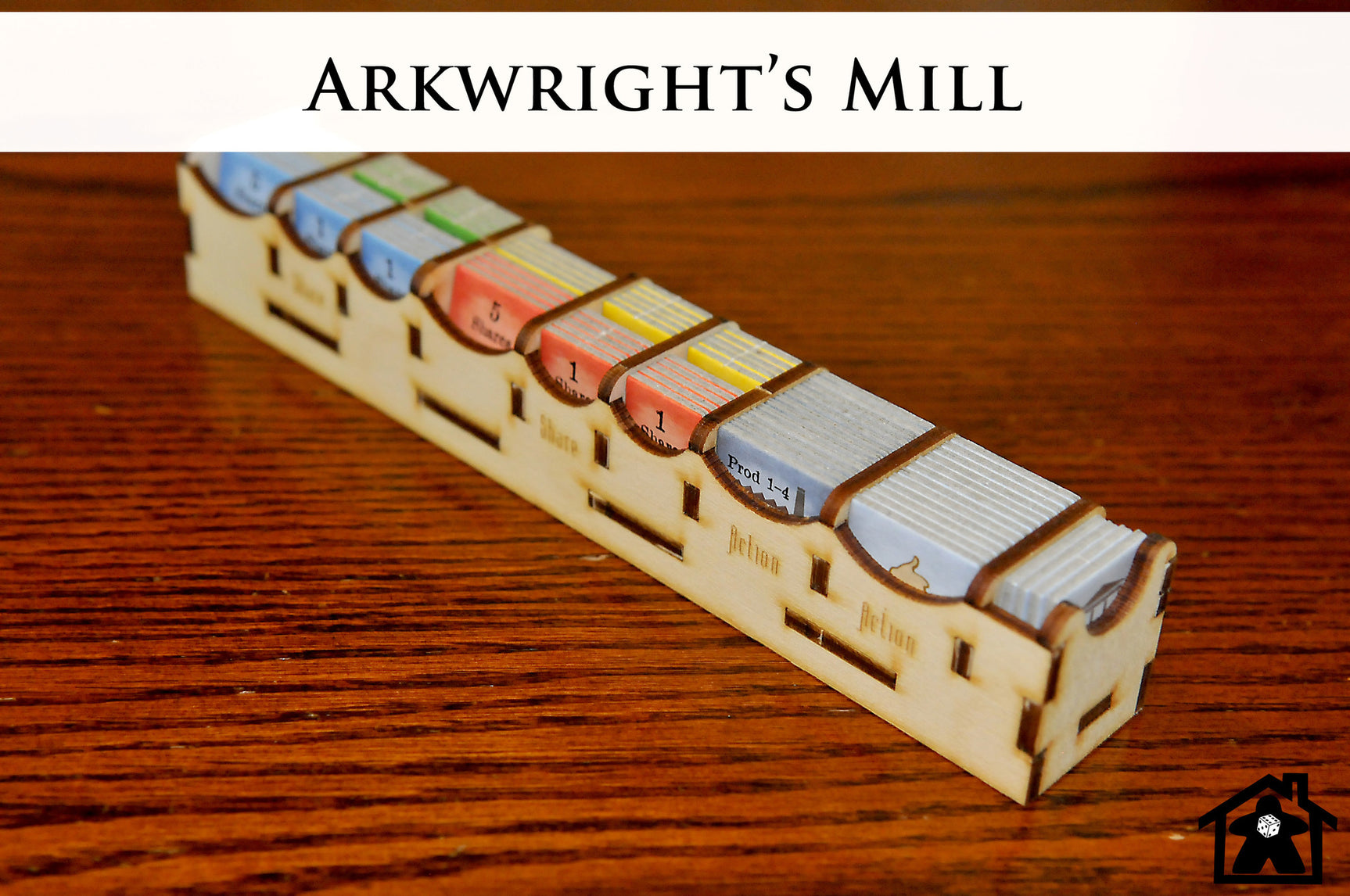 Meeple Realty - Arkwright's Mill (Compatible with ARKWRIGHT™)