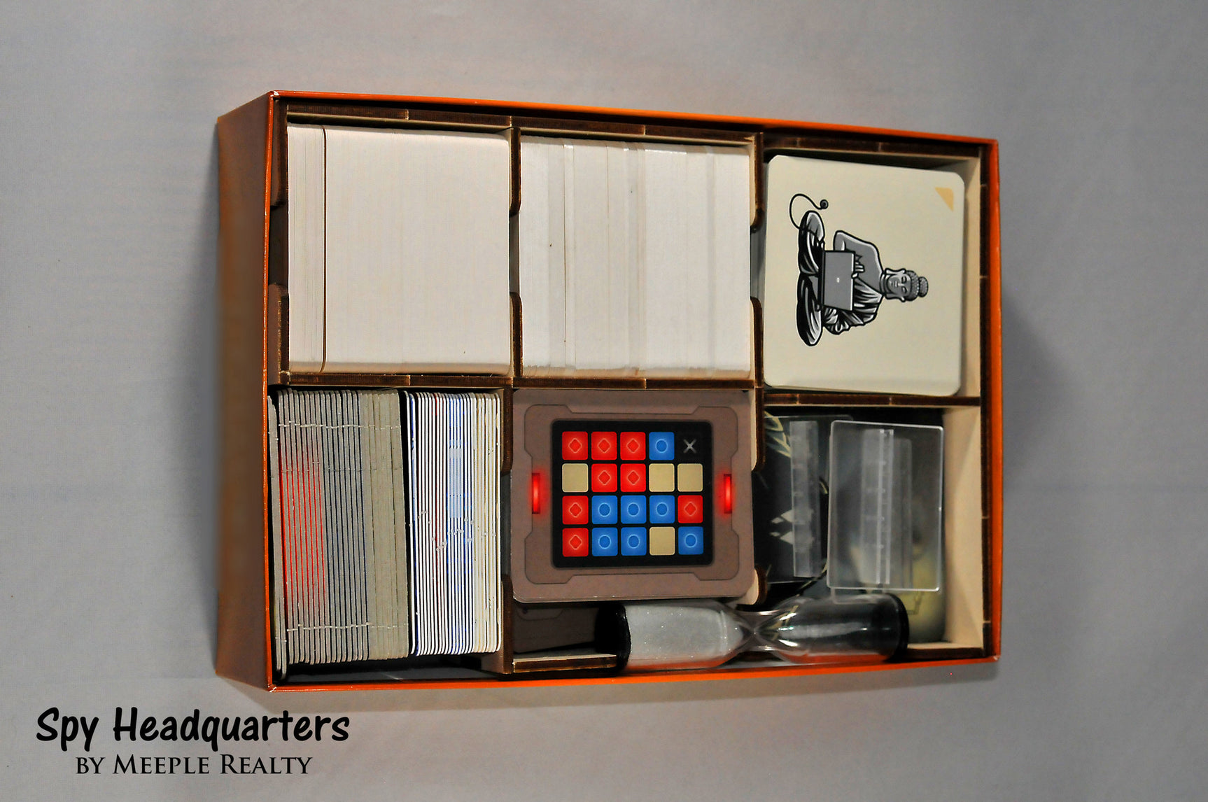 Meeple Realty - Spy Headquarters (Compatible with CODENAMES™)