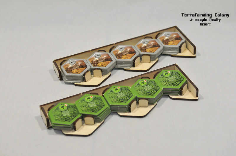 Meeple Realty - Terraforming Colony Insert (Compatible with TERRAFORMING MARS™ Second Edition)