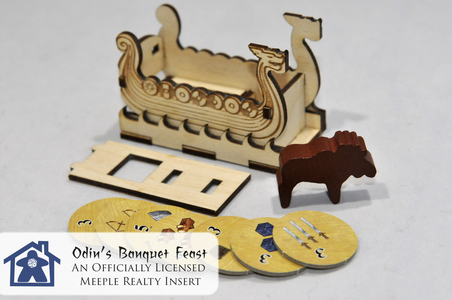 Meeple Realty - Odin's Banquet Hall (Compatible with FEAST FOR ODIN™)