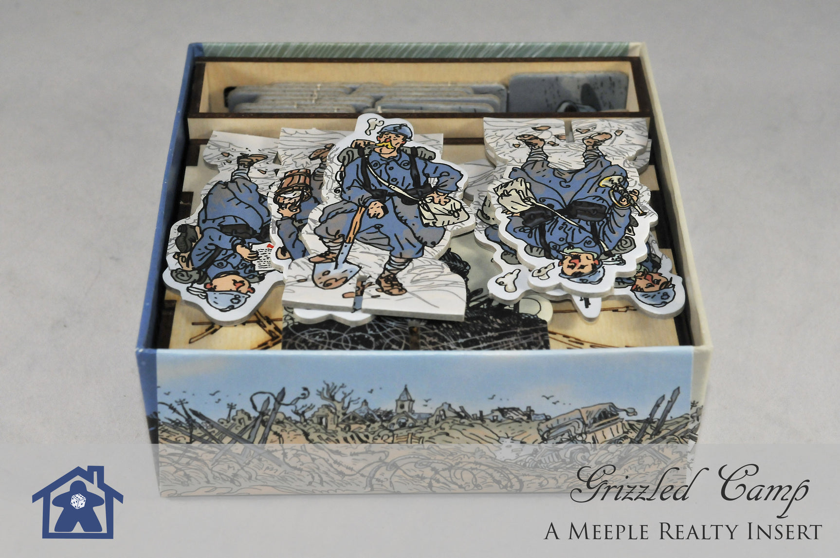 Meeple Realty - Grizzled Camp (Compatible with The Grizzled™ and The Grizzled: At Your Order!™)