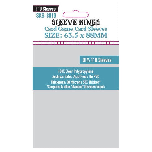 Sleeve Kings - Card Game (63.5x88mm) (110 pack)
