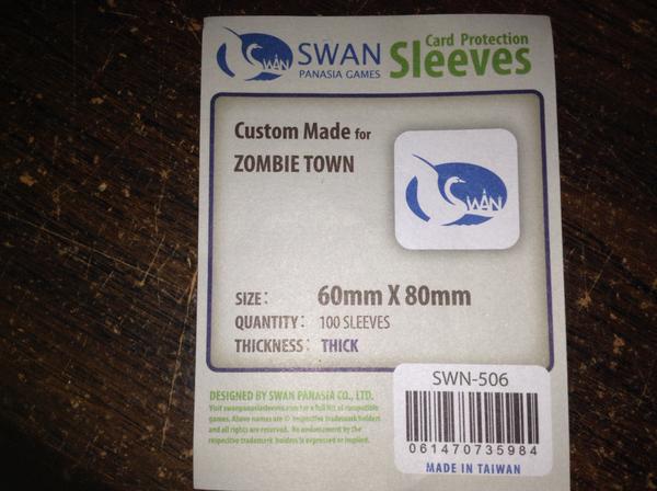SWAN Sleeves - Card Sleeves (60 x 80 mm) - 100 Pack, Thick Sleeves Board Game Bliss SWAN Sleeves - Card Sleeves (60 x 80 mm) - 100 Pack, Thick Sleeves Board Game Bliss