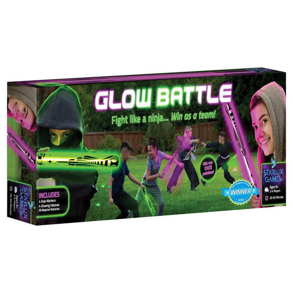 Glow Battle: A Ninja Game with Glow-in-the Dark Foam Swords
