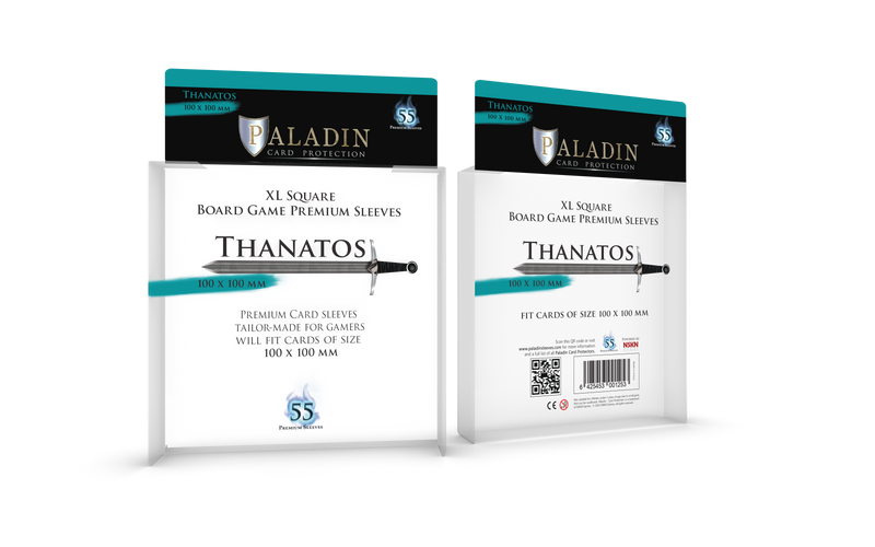 Paladin Card Protection - Thanatos (100 mm x 100 mm, Premium Extra Large Square)