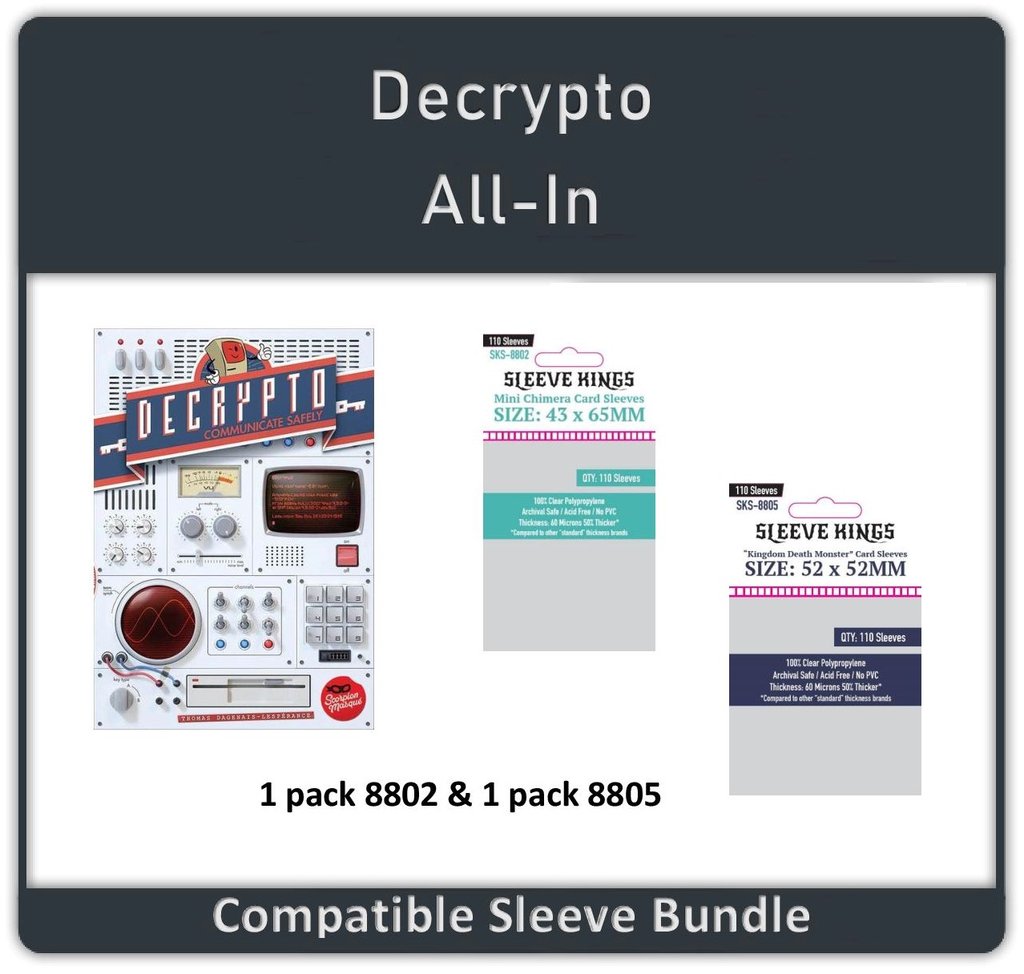 Sleeve Kings - Sleeve Bundle - Decrypto All-In