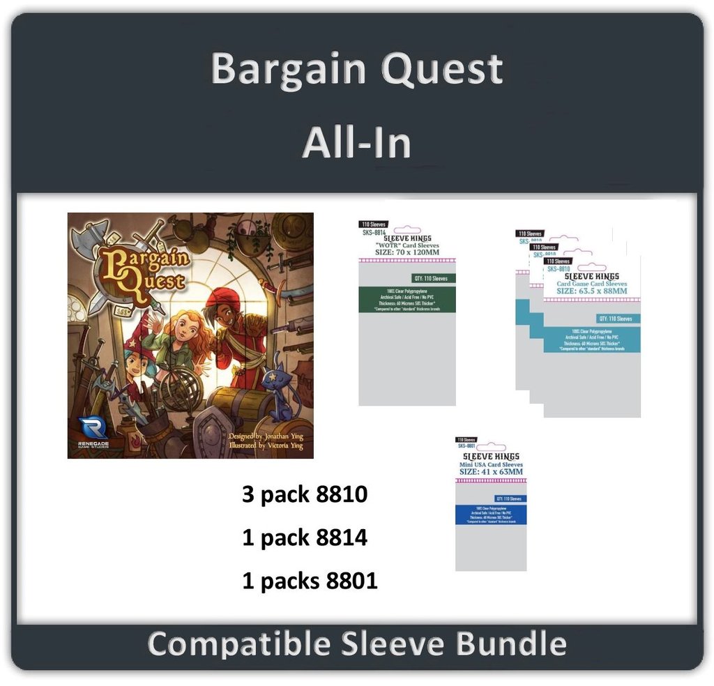 Sleeve Kings - Sleeve Bundle - Bargain Quest All-In