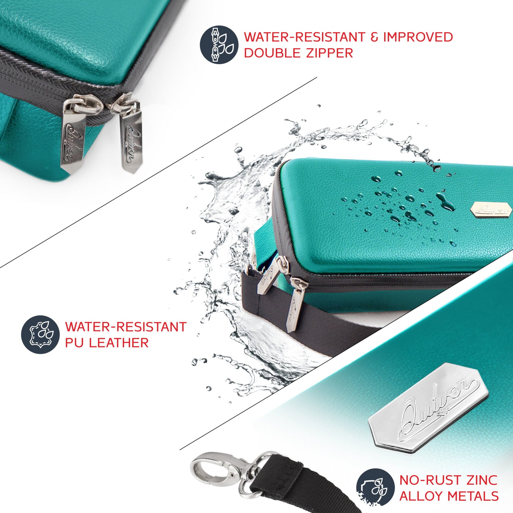 Quiver Time - Bolt Card Case (Teal)