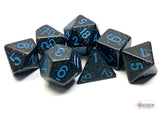 Chessex - 7 Piece - Speckled - Blue Stars