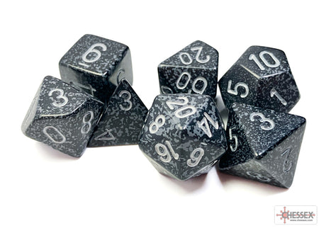 Chessex - 7 Piece - Speckled - Ninja