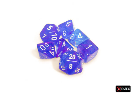 Chessex - 7-Dice Set - Nebula - Aura/White (Polyhedral)