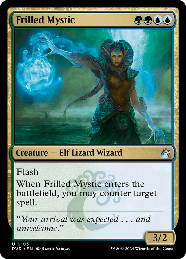 Frilled Mystic (RVR-183) - Ravnica Remastered [Uncommon]