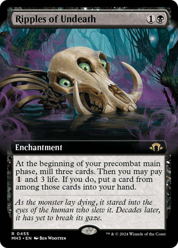 Ripples of Undeath (MH3-455) - Modern Horizons 3: (Extended Art) [Rare]
