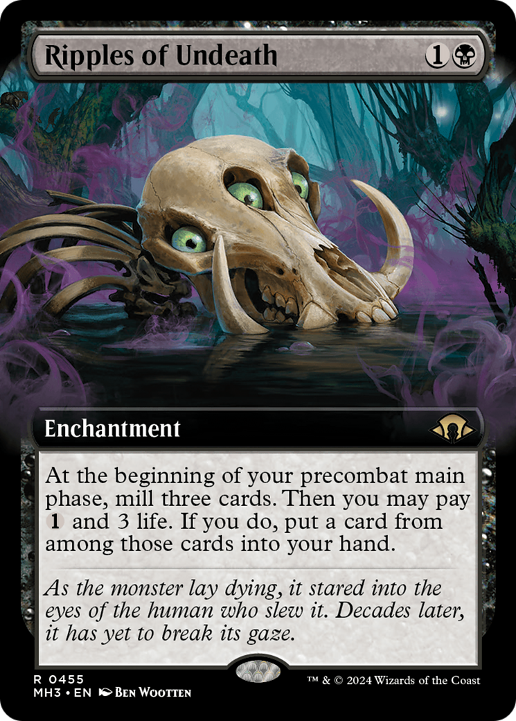 Ripples of Undeath (MH3-455) - Modern Horizons 3: (Extended Art) Foil [Rare]