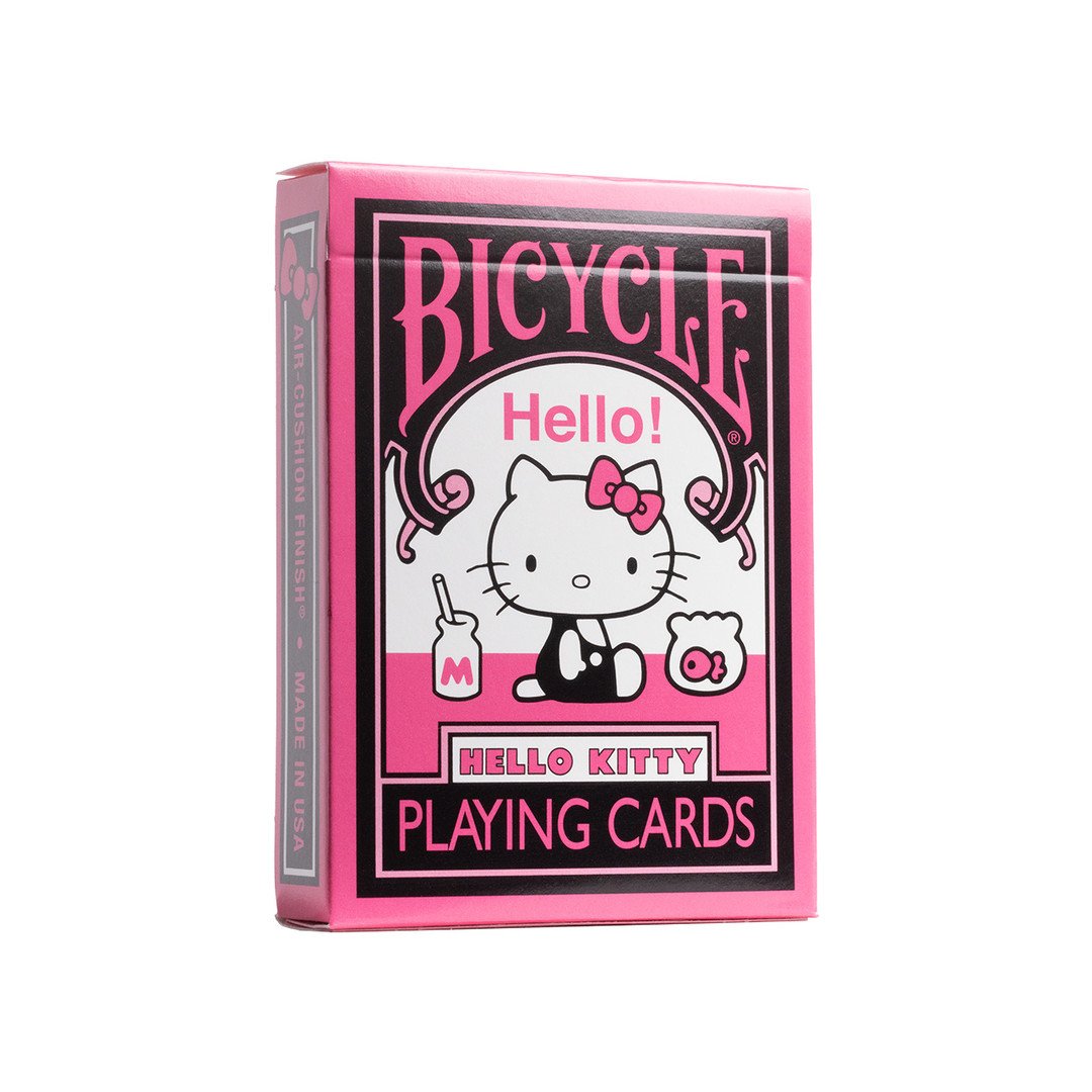 Bicycle Playing Cards - Hello Kitty Black and Pink
