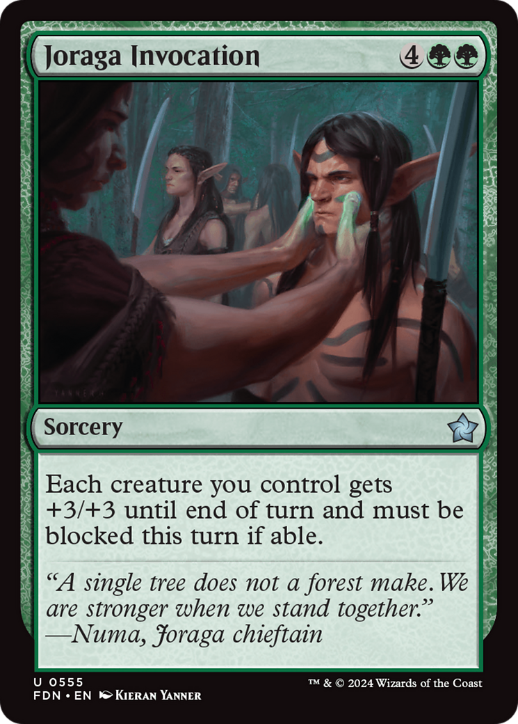 Joraga Invocation (FDN-555) - Foundations [Uncommon]