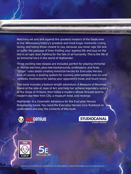 Highlander - A Cinematic Adventure