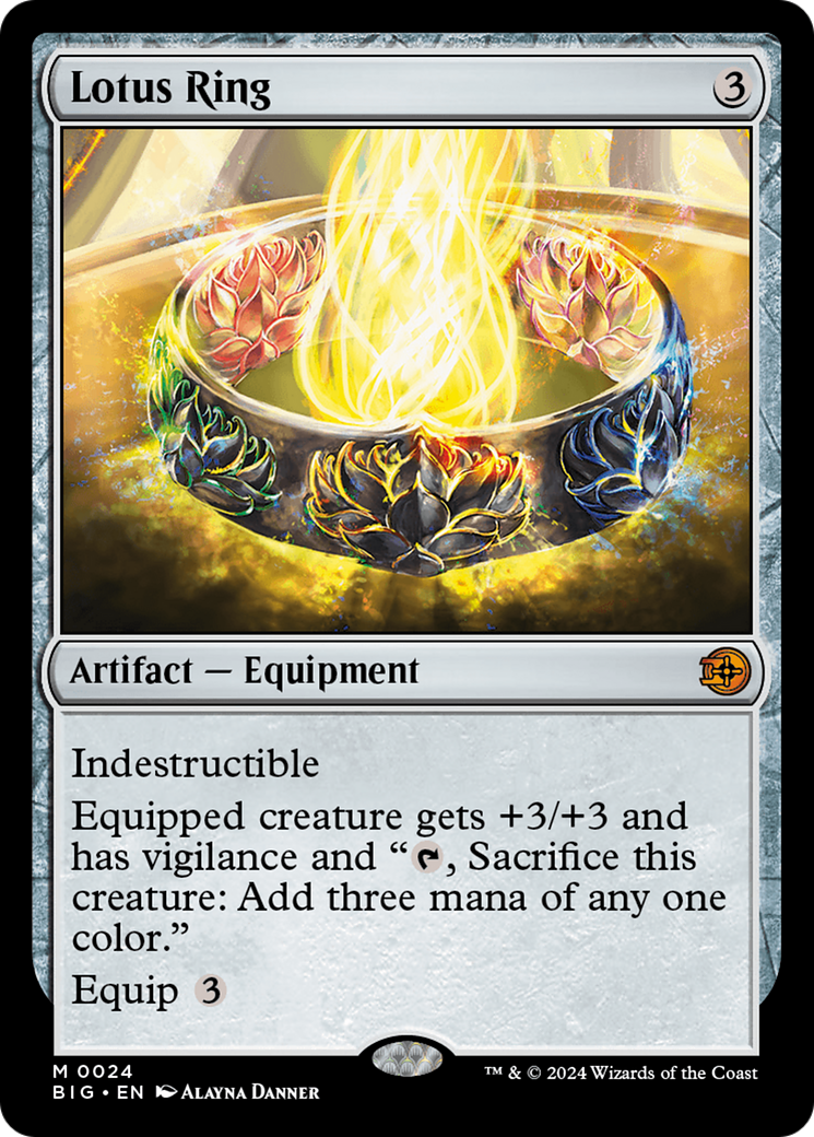 Lotus Ring (BIG-024) - The Big Score Foil [Mythic]