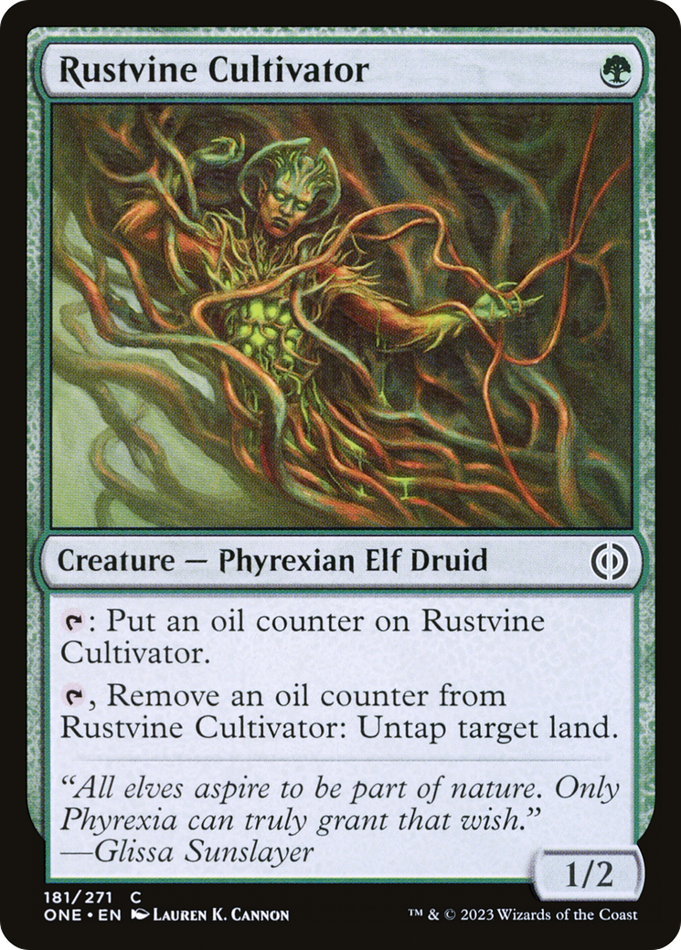 Rustvine Cultivator (ONE-181) - Phyrexia: All Will Be One [Common]