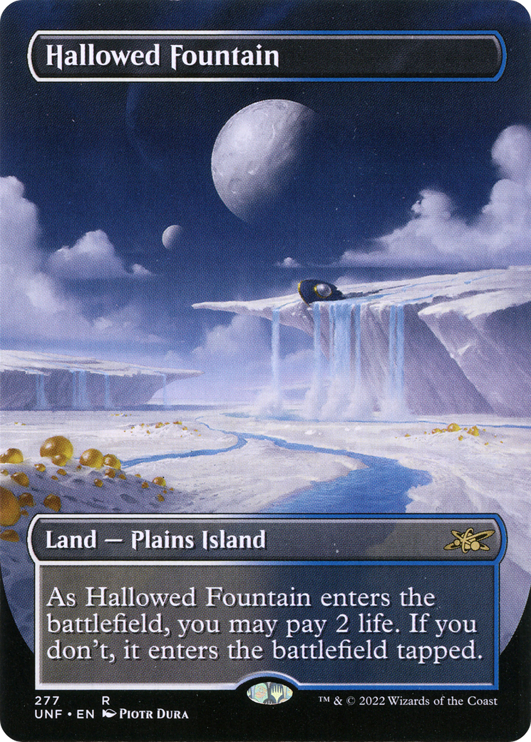 Hallowed Fountain (UNF-277) - Unfinity (Borderless) Foil [Rare]