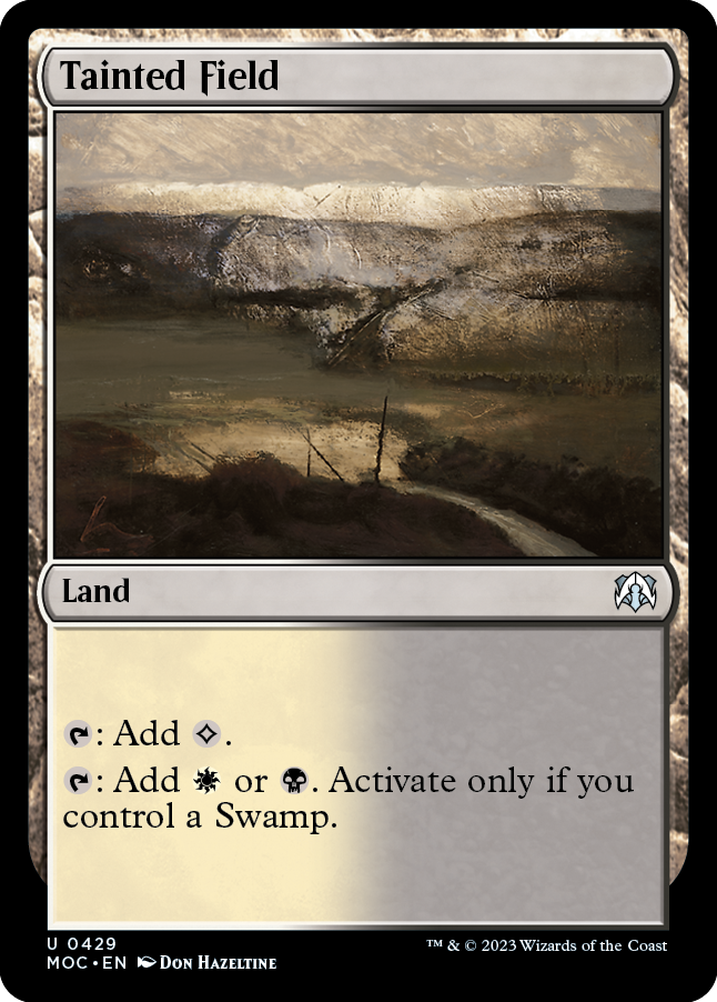Tainted Field (MOC-429) - March of the Machine Commander [Uncommon]